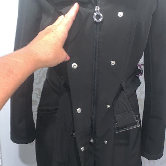 Calvin Klein water resistant Over coat knee length Small - Picture 11 of 16